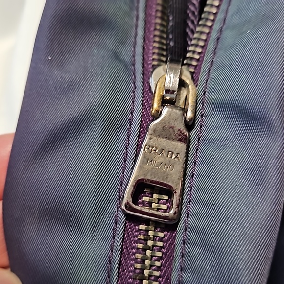 PRADA NYLON CLUTCH IN PURPLE - Picture 10 of 10